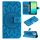 Per vivo Y38 / Y200i / T3x Custodia per cellulare in pelle con motivo girasole in rilievo globale (blu) Per vivo Y38 / Y200i / T3x Custodia per cellulare in pelle con motivo girasole in rilievo globale (blu)