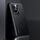 Custodia per telefono PC in pelle tinta unita per Honor 100 (nera)