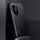 Custodia per telefono PC in pelle tinta unita per Honor 200 (nera)