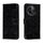 Custodia in pelle per telefono con motivo in rilievo Sun Mandala per vivo S18e (nera)