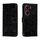 Custodia in pelle per telefono con motivo in rilievo Sun Mandala per vivo V29e (nera)