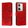 Custodia in pelle per telefono con motivo in rilievo Sun Mandala per vivo Y100 5G (rosso) Custodia in pelle per telefono con motivo in rilievo Sun Mandala per vivo Y100 5G (rosso)