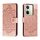 Custodia in pelle per telefono con motivo in rilievo Sun Mandala per vivo Y100 5G (oro rosa) Custodia in pelle per telefono con motivo in rilievo Sun Mandala per vivo Y100 5G (oro rosa)