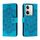 Custodia in pelle per telefono con motivo in rilievo Sun Mandala per vivo Y100 5G (blu) Custodia in pelle per telefono con motivo in rilievo Sun Mandala per vivo Y100 5G (blu)