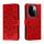 Custodia in pelle per telefono con motivo in rilievo Sun Mandala per vivo Y200 5G (rosso) Custodia in pelle per telefono con motivo in rilievo Sun Mandala per vivo Y200 5G (rosso)