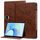 Custodia per tablet in pelle con fibbia Cat per Honor Pad 9 (marrone)