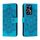 Custodia in pelle per telefono con motivo in rilievo Sun Mandala per Honor 90 GT (blu) Custodia in pelle per telefono con motivo in rilievo Sun Mandala per Honor 90 GT (blu)