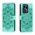 Custodia in pelle per telefono con motivo in rilievo Sun Mandala per Honor 90 GT (verde) Custodia in pelle per telefono con motivo in rilievo Sun Mandala per Honor 90 GT (verde)