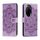 Custodia in pelle per telefono con motivo in rilievo Sun Mandala per Honor 100 Pro (viola) Custodia in pelle per telefono con motivo in rilievo Sun Mandala per Honor 100 Pro (viola)
