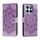 Custodia in pelle per telefono con motivo in rilievo Sun Mandala per Honor X8B (viola) Custodia in pelle per telefono con motivo in rilievo Sun Mandala per Honor X8B (viola)