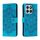 Custodia in pelle per telefono con motivo in rilievo Sun Mandala per Honor X8B (blu) Custodia in pelle per telefono con motivo in rilievo Sun Mandala per Honor X8B (blu)