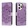 Custodia in pelle per telefono con motivo in rilievo Sun Mandala per Honor X50i+ (viola) Custodia in pelle per telefono con motivo in rilievo Sun Mandala per Honor X50i+ (viola)