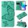 Per vivo Y03 Custodia per cellulare in pelle con motivo a farfalla 3D in rilievo (verde) Per vivo Y03 Custodia per cellulare in pelle con motivo a farfalla 3D in rilievo (verde)