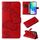 Custodia per cellulare in pelle con motivo a farfalla 3D in rilievo per vivo Y03 (rossa) Custodia per cellulare in pelle con motivo a farfalla 3D in rilievo per vivo Y03 (rossa)