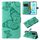 Custodia per telefono in pelle Flip con motivo a farfalla globale 3D per Honor 200 Lite (verde) Custodia per telefono in pelle Flip con motivo a farfalla globale 3D per Honor 200 Lite (verde)