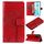 Custodia per telefono in pelle con motivo a rilievo albero e gatto per Honor 200 Lite (rosso) Custodia per telefono in pelle con motivo a rilievo albero e gatto per Honor 200 Lite (rosso)