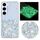 Per Samsung Galaxy S23+ 5G Custodia per telefono in TPU con polvere glitterata nottilucente con cornice trasparente (bianca) Per Samsung Galaxy S23+ 5G Custodia per telefono in TPU con polvere glitterata nottilucente con cornice trasparente (bianca)