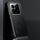 Per Xiaomi 14 Custodia per telefono PC in pelle tinta unita (nera)