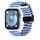 Per Huawei Watch Fit3 cinturino intrecciato con fibbia pieghevole magnetica (onda blu bianco) Per Huawei Watch Fit3 cinturino intrecciato con fibbia pieghevole magnetica (onda blu bianco)