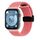 Per Huawei Watch Fit3 cinturino intrecciato con fibbia pieghevole magnetica (rosa) Per Huawei Watch Fit3 cinturino intrecciato con fibbia pieghevole magnetica (rosa)