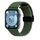 Per Huawei Watch Fit3 cinturino per orologio intrecciato con fibbia pieghevole magnetica (verde) Per Huawei Watch Fit3 cinturino per orologio intrecciato con fibbia pieghevole magnetica (verde)