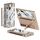 Per Samsung Galaxy Z Fold6 GKK Custodia per telefono pieghevole magnetica integrata a copertura totale con slot per penna, penna non inclusa (Oro) Per Samsung Galaxy Z Fold6 GKK Custodia per telefono pieghevole magnetica integrata a copertura totale con slot per penna, penna non inclusa (Oro)