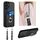 Per Samsung Galaxy S22 Ultra 5G R20 Custodia per telefono con anello a tracolla e carta (nero) Per Samsung Galaxy S22 Ultra 5G R20 Custodia per telefono con anello a tracolla e carta (nero)