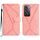 Per la custodia del telefono in pelle goffrata con cuciture globali OPPO Reno12 Pro 5G (rosa) Per la custodia del telefono in pelle goffrata con cuciture globali OPPO Reno12 Pro 5G (rosa)