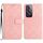 Per OPPO Reno12 5G Custodia per telefono in pelle con struttura a griglia rombica globale (rosa) Per OPPO Reno12 5G Custodia per telefono in pelle con struttura a griglia rombica globale (rosa)