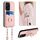 Per Honor 200 Lite Global R20 Crossbody Rope Ring Card Holder Custodia per telefono (rosa) Per Honor 200 Lite Global R20 Crossbody Rope Ring Card Holder Custodia per telefono (rosa)