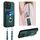Per Honor X8b Global R20 Custodia per telefono porta carte con anello in corda a tracolla (verde) Per Honor X8b Global R20 Custodia per telefono porta carte con anello in corda a tracolla (verde)