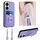 Per Honor X7b / Play 8T 5G R20 Custodia per cellulare con anello in corda a tracolla (viola) Per Honor X7b / Play 8T 5G R20 Custodia per cellulare con anello in corda a tracolla (viola)