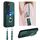 Per Honor X50i R20 Custodia per telefono con porta carte di credito con anello in corda a tracolla (verde) Per Honor X50i R20 Custodia per telefono con porta carte di credito con anello in corda a tracolla (verde)