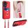 Per OPPO Reno11 Global R20 Crossbody Rope Ring Card Holder Custodia per telefono (rosso) Per OPPO Reno11 Global R20 Crossbody Rope Ring Card Holder Custodia per telefono (rosso)