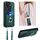 Per OPPO Reno11 Pro Global R20 Custodia per cellulare con anello in corda a tracolla (verde) Per OPPO Reno11 Pro Global R20 Custodia per cellulare con anello in corda a tracolla (verde)