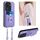 Per OPPO Reno11 Pro Global R20 Custodia per cellulare con anello in corda a tracolla (viola) Per OPPO Reno11 Pro Global R20 Custodia per cellulare con anello in corda a tracolla (viola)