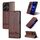 Per Xiaomi Redmi 13 4G Global AZNS custodia magnetica in pelle di vitello con texture di vitello (marrone scuro) Per Xiaomi Redmi 13 4G Global AZNS custodia magnetica in pelle di vitello con texture di vitello (marrone scuro)