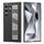 Custodia per telefono con supporto per cinturino in silicone per Samsung Galaxy S24 Ultra 5G (trasparente)