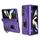 Per Samsung Galaxy Z Fold6 5G Custodia per telefono con cerniera scorrevole con supporto ad anello (viola) Per Samsung Galaxy Z Fold6 5G Custodia per telefono con cerniera scorrevole con supporto ad anello (viola)