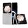Custodia per telefono con diamante con bordo trasparente satinato per Honor Magic V (argento) Custodia per telefono con diamante con bordo trasparente satinato per Honor Magic V (argento)