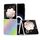 Custodia per telefono con diamante con bordo trasparente satinato per Honor Magic V (arcobaleno) Custodia per telefono con diamante con bordo trasparente satinato per Honor Magic V (arcobaleno)
