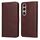 Custodia per cellulare in pelle flip classica con texture di vitello per Sony Xperia 1 VI (marrone) Custodia per cellulare in pelle flip classica con texture di vitello per Sony Xperia 1 VI (marrone)