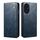 Custodia per telefono in pelle con texture Crazy Horse Oil Wax per Honor 200 Pro (blu) Custodia per telefono in pelle con texture Crazy Horse Oil Wax per Honor 200 Pro (blu)