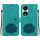 Custodia per telefono in pelle goffrata Lotus per Honor X7b / Play 50 Plus (verde) Custodia per telefono in pelle goffrata Lotus per Honor X7b / Play 50 Plus (verde)