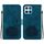 Custodia per telefono in pelle goffrata Lotus per Honor X8 5G (blu scuro)