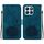 Custodia per telefono in pelle goffrata Lotus per Honor X8b (blu scuro)