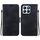 Custodia per telefono in pelle goffrata Honor X8b Lotus (nera)