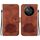 Custodia per telefono in pelle goffrata Lotus per Honor X9b / Magic6 Lite (marrone) Custodia per telefono in pelle goffrata Lotus per Honor X9b / Magic6 Lite (marrone)