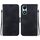 Custodia per telefono in pelle goffrata Lotus per Honor X5 Plus / Play 40C (nera) Custodia per telefono in pelle goffrata Lotus per Honor X5 Plus / Play 40C (nera)