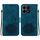 Custodia per telefono in pelle goffrata Lotus per Honor X8a (blu scuro)